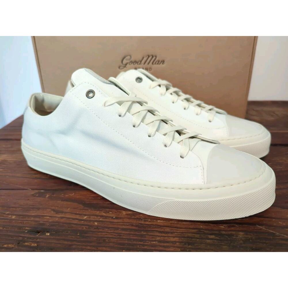 Good Man Brand Legacy Lo Top Sneaker Natural Men’s 11, New In Box, MSRP $228